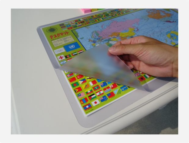 コンパクト学習デスクマット