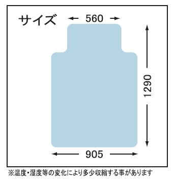 チェアマットサイズ