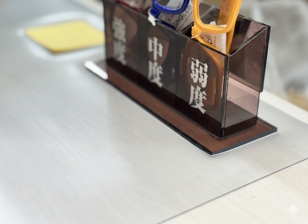 受付カウンターデスクマット 接写