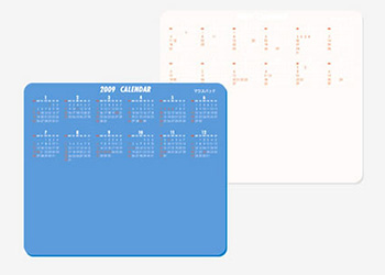 カレンダーマウスパッド