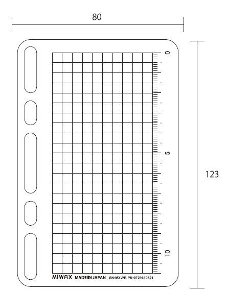 手帳にはさめるカッティングマット（カッターマット）｜特注デスク